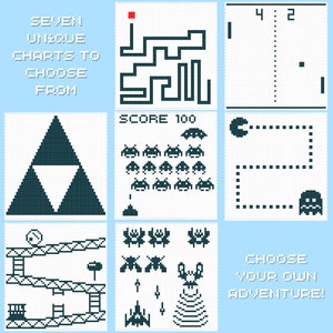 Retro Arcade Video Game Laptop Sleeve Tapestry Crochet Pattern PDF ...