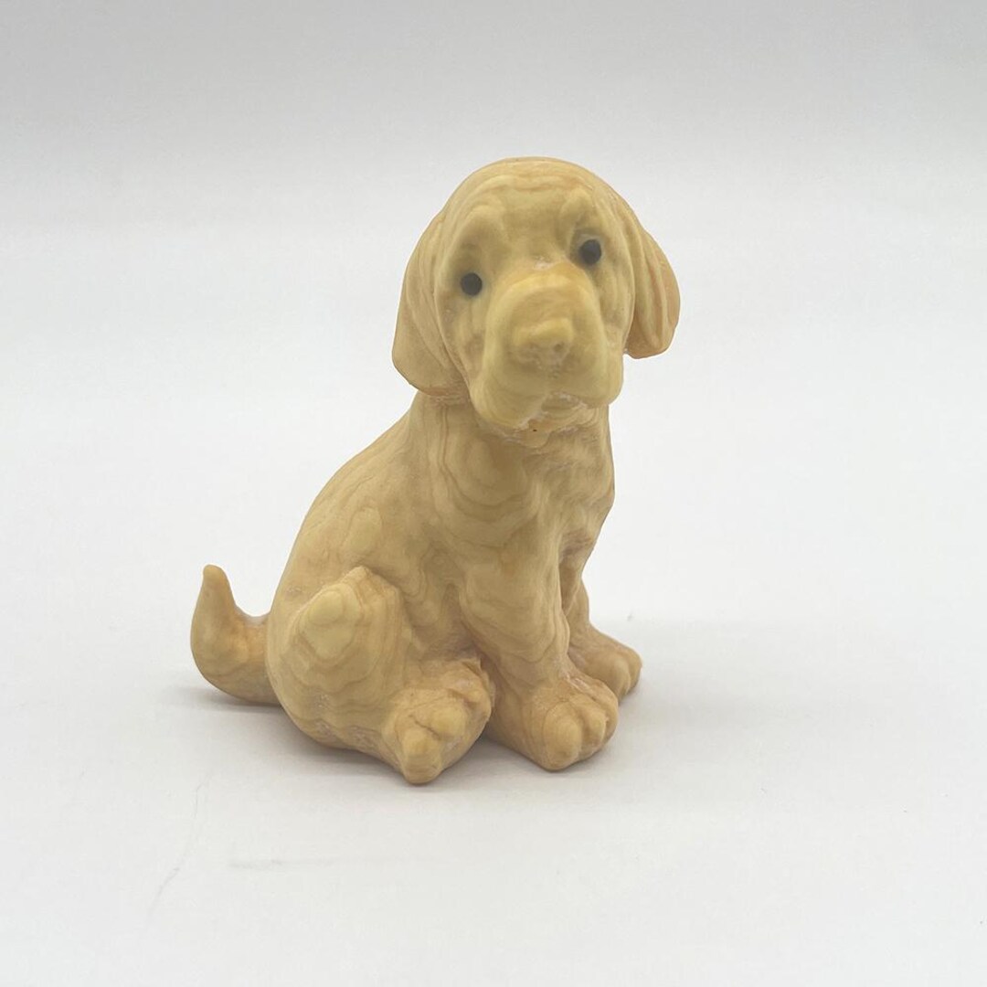 Hand-carved Boxwood Dog Figurine: Chinese Zodiac Puppy Ornament - Etsy