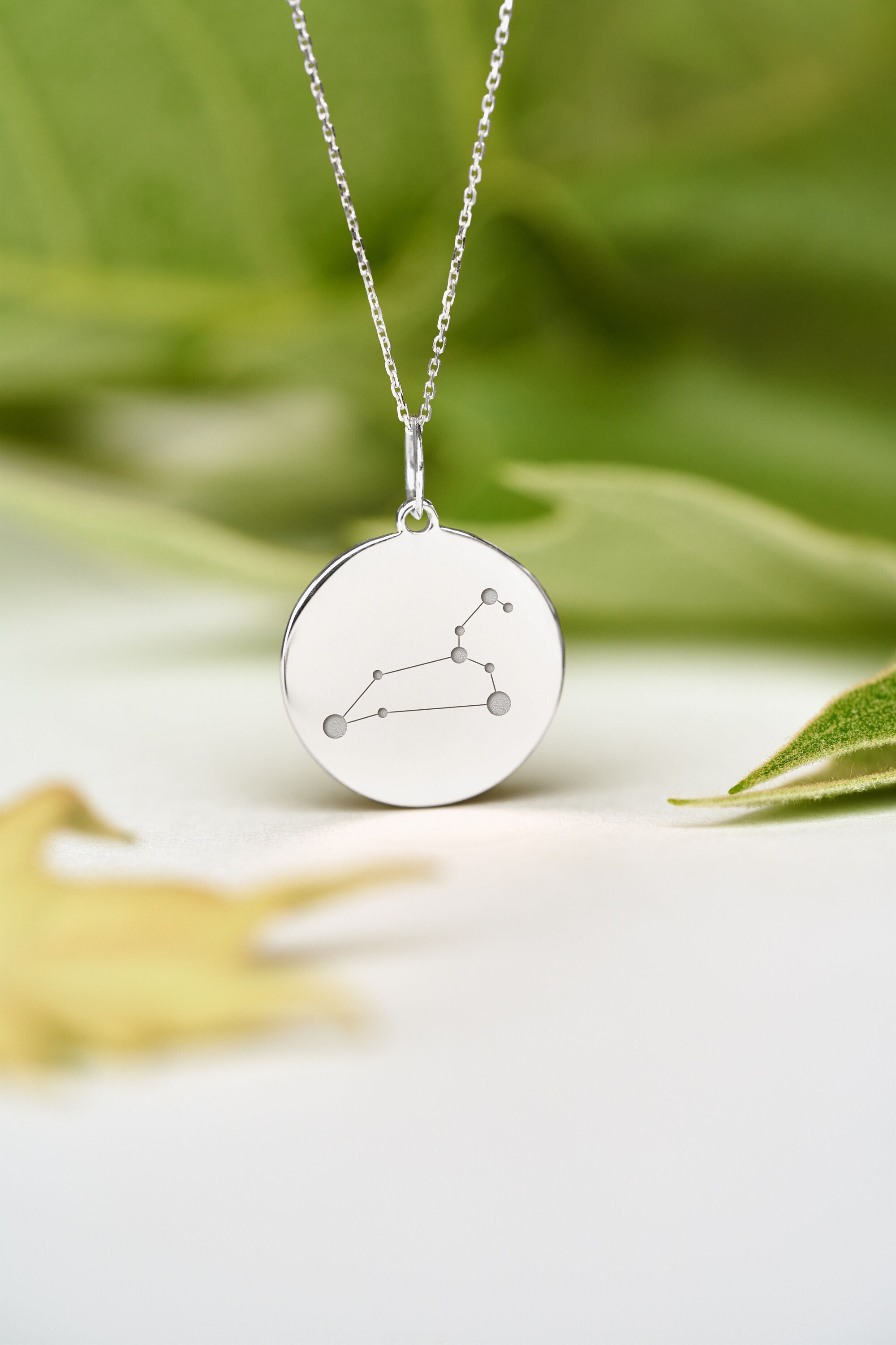 Leo constellation pendant discount