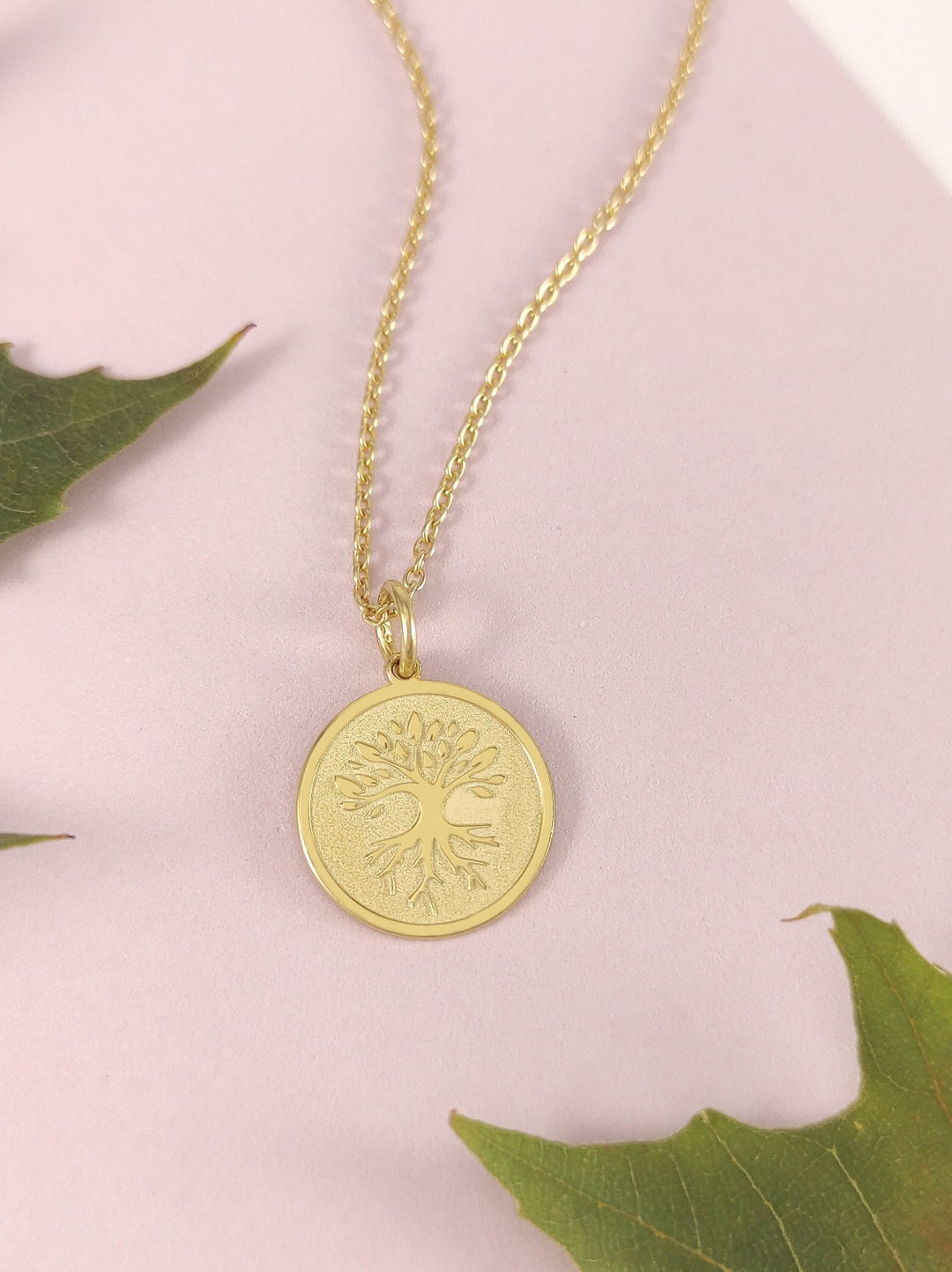 Diamond Tree Of Life Pendant In 9K Gold - 3349446 - Foto 5