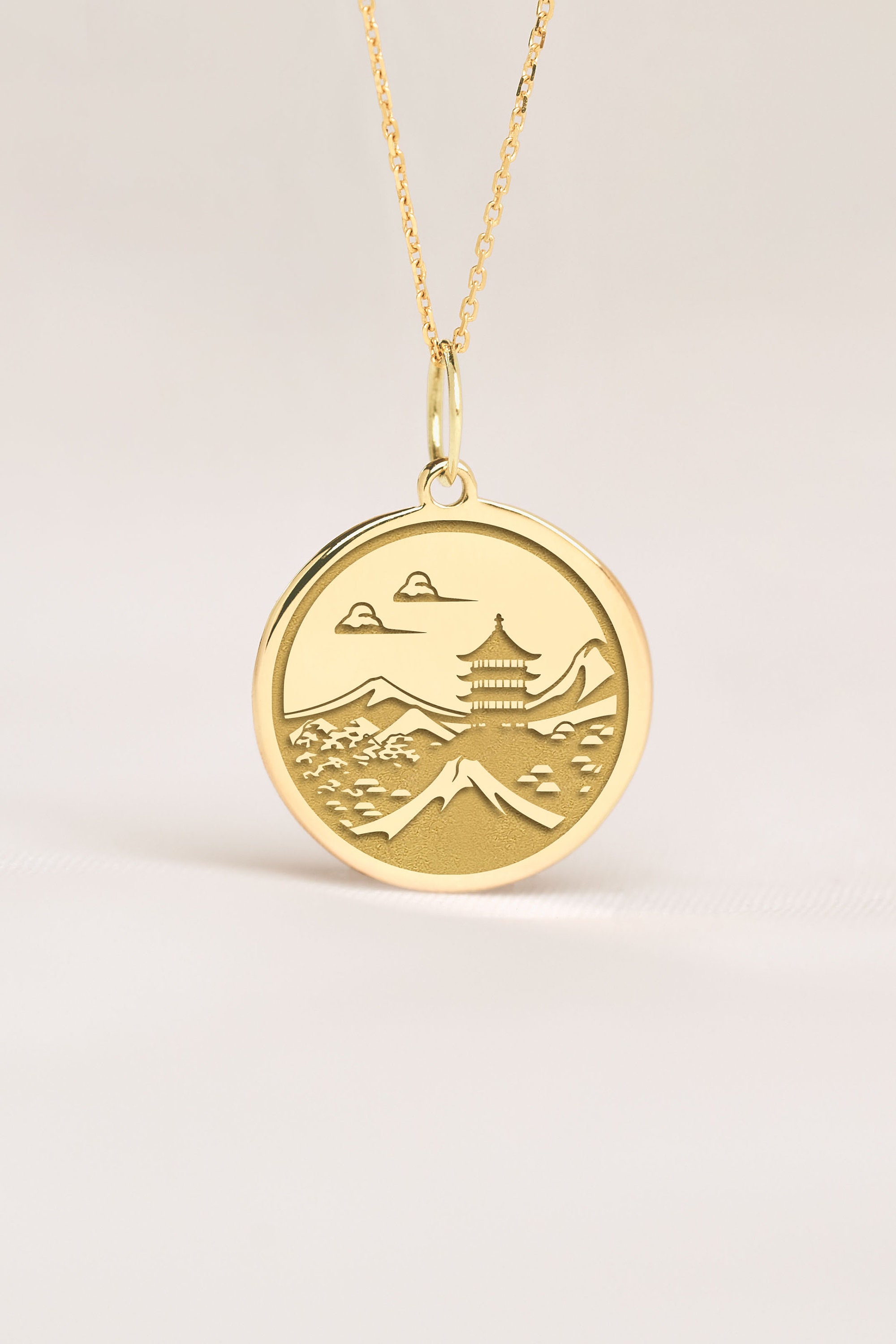 COUGUÉ necklace 14K gold Made in Japan