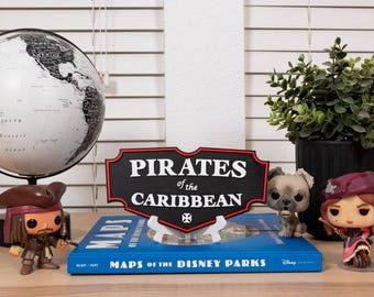 3D Printed Pirates of the Caribbean Sign | Disneyland Attraction Replica | New Orleans Square Decor | Disney Home Décor | Disney Gift