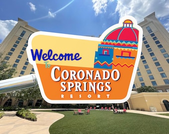 Coronado Springs Resort National Park Sign Sticker