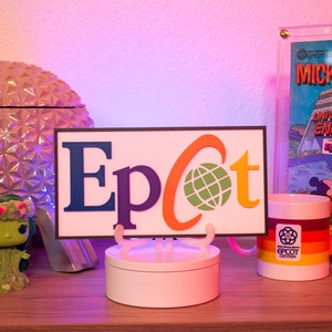 EPCOT Logo Schild