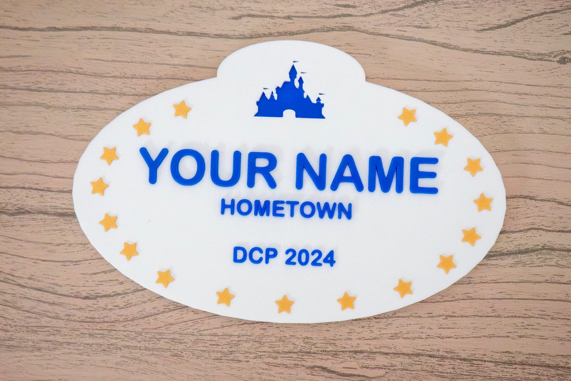 Dcp Sign Personalizable DCP Door Sign | Disney College Program Cast Member Name ...