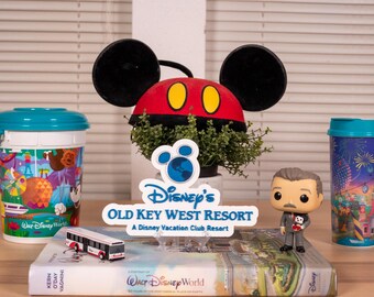 3D Gedrucktes Altes Key West Schild | Disney Resort Wandkunst | Tropische Insel Wohnkultur | Gastronomie Haus Nachbau | Disney Urlaub Geschenk