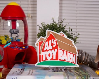 3D Printed Al’s Toy Barn Logo | Kids Playroom Wall Art | Toy Story Themed Bedroom Decor | Nursery Prop Replica | Gift for Pixar Fans