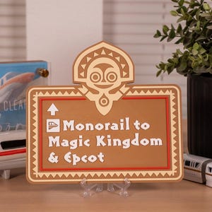 Polynesian Monorail Sign