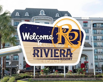 Riviera Resort National Park Sign Sticker
