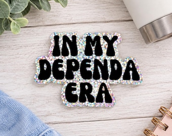 In My Dependa Era Sticker, Funny Military Spouse Sticker, Military Wife Gift, 3" Vinyl Sticker