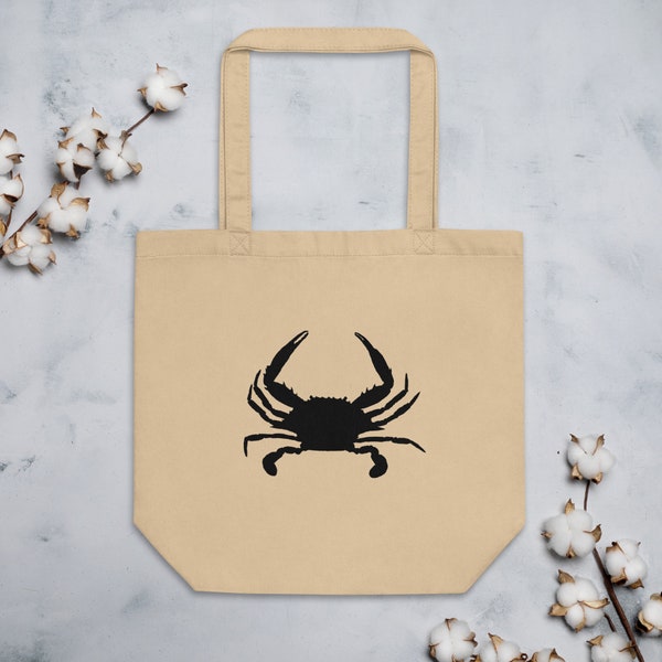 Crab Print Pattern Backpack