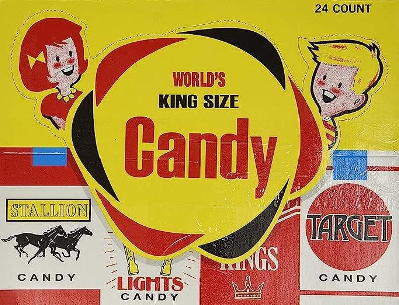 VINTAGE Candy Cigarettes an Ode to a Past Time KINGS Pack of Two Tasty All Ages Etsy