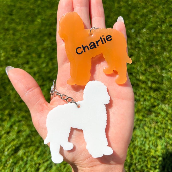 Bernedoodle Keychain Etsy