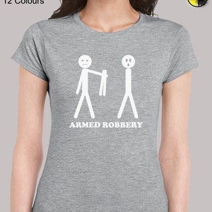 Armed Robbery - Funny Stickman Memes' Men's T-Shirt