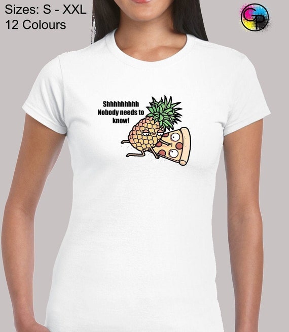 Pineapple On Pizza T-Shirt - Hawaiian Pizza Tshirt - Funny T Pineapple On Pizza T-Shirt - Hawaiian Pizza Tshirt - Funny T