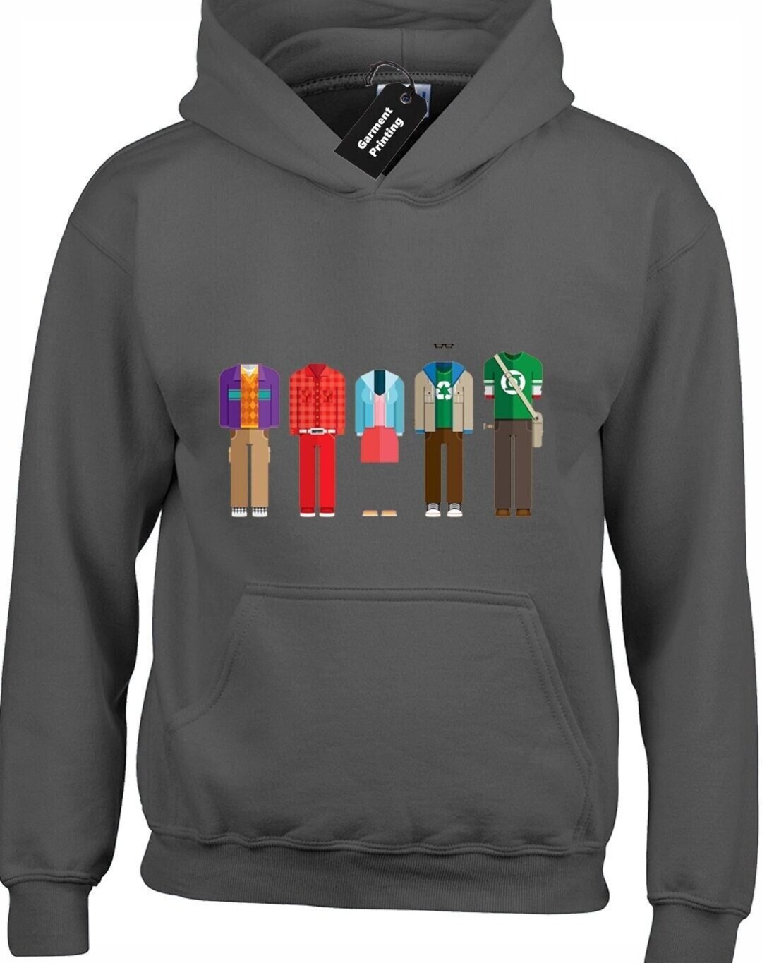 Bbt Outfits Hoodie Hoody Unisex Big Funny Bang Design Comedy Theory