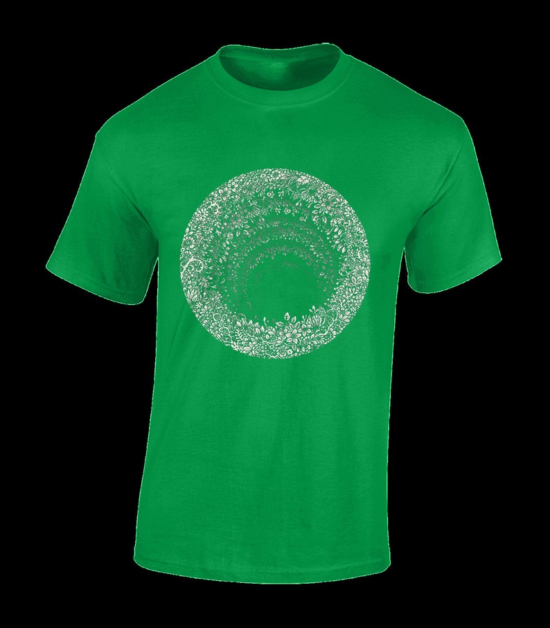 Black hole flowers mens t shirt cool space design astronaut fashion top new Tee T-Shirt Funny Gift Present Idea for Dad Husband New cool image 5