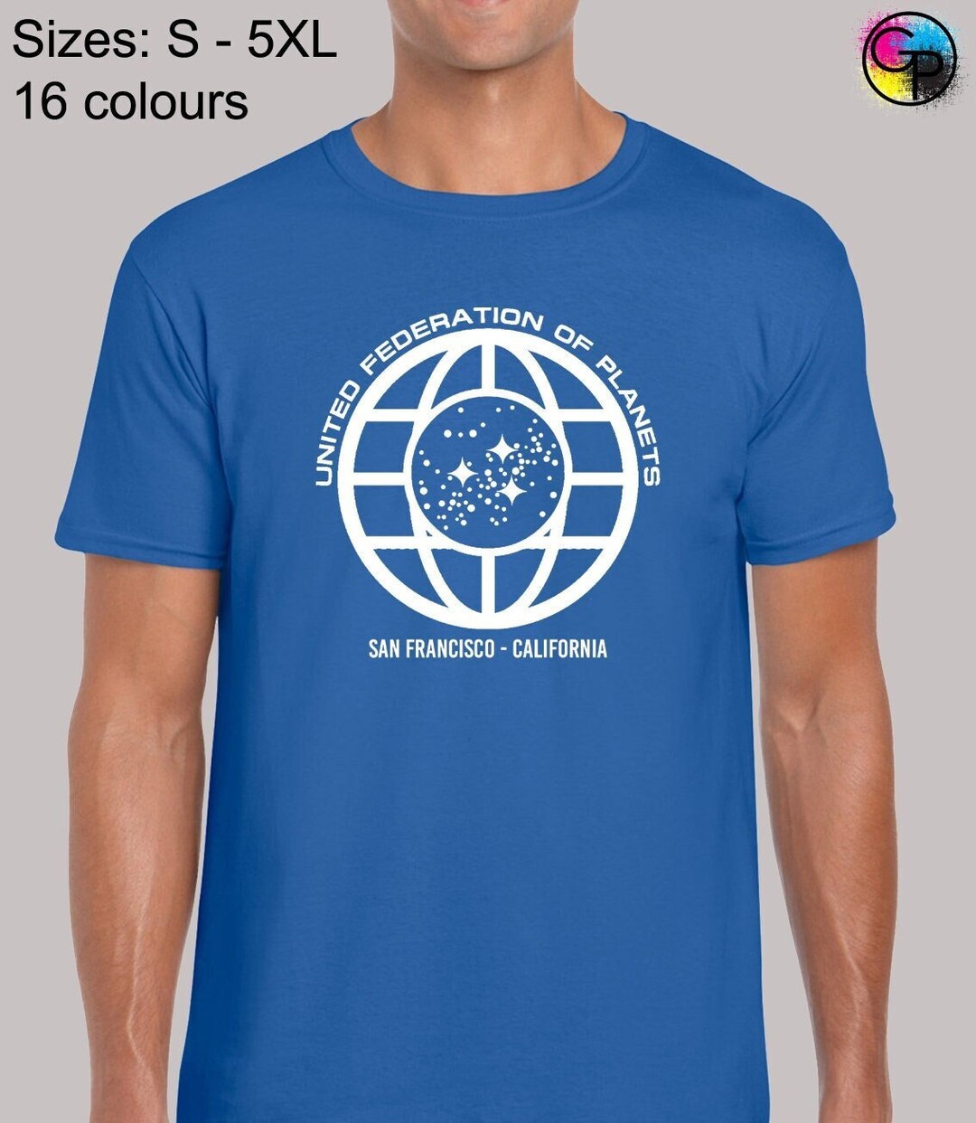 United Federations of Planets Mens T Shirt Unisex Funny Topkie Cool Star  Fleet Design Sci-fi Fashion Sci Fi Top Cool Present Gift