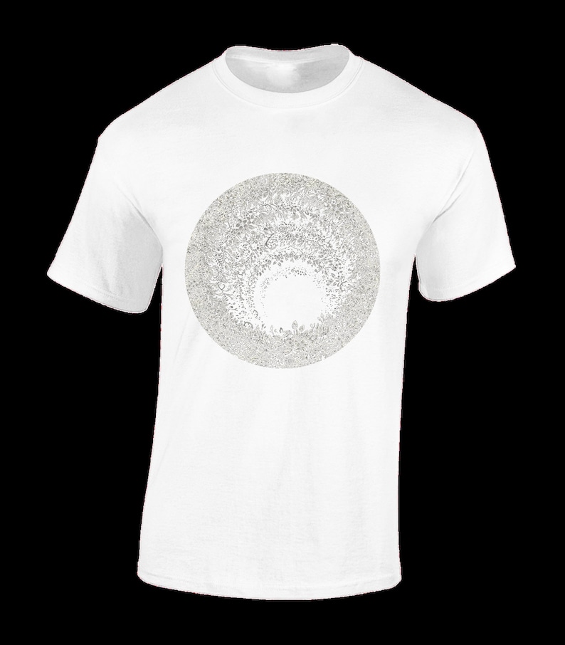 Black hole flowers mens t shirt cool space design astronaut fashion top new Tee T-Shirt Funny Gift Present Idea for Dad Husband New cool image 10