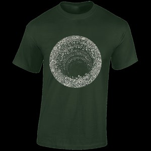 Black hole flowers mens t shirt cool space design astronaut fashion top new Tee T-Shirt Funny Gift Present Idea for Dad Husband New cool image 4