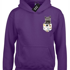 Middle Finger Cat Hoodie Etsy UK