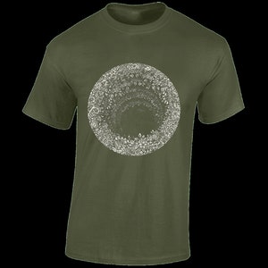 Black hole flowers mens t shirt cool space design astronaut fashion top new Tee T-Shirt Funny Gift Present Idea for Dad Husband New cool image 7