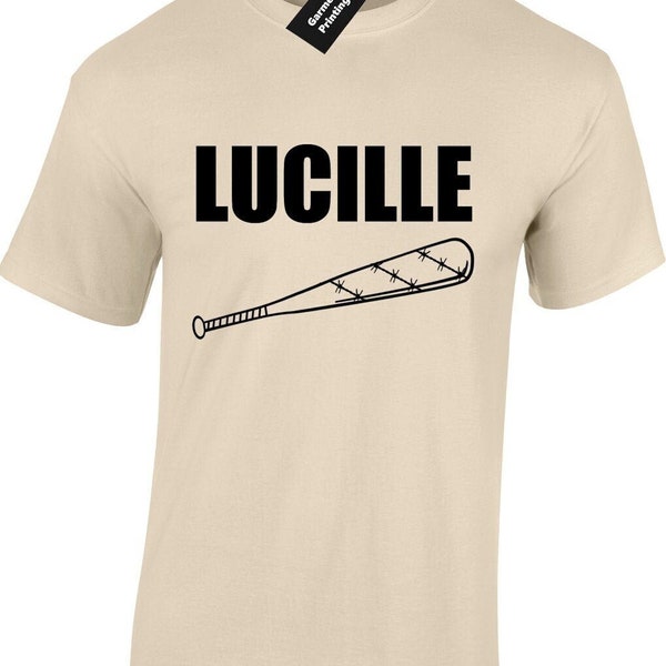 Lucille bat mens t shirt unisex walking funny zombie dead rick dixon negan daryl carol saviors weapon tv comic Cool Gift Idea