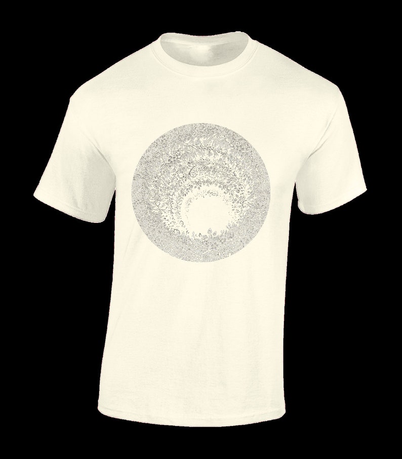 Black hole flowers mens t shirt cool space design astronaut fashion top new Tee T-Shirt Funny Gift Present Idea for Dad Husband New cool image 8