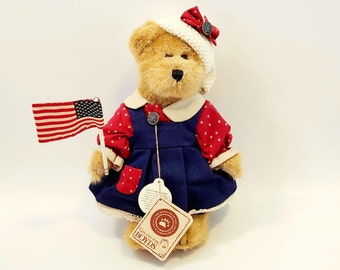 Nounours vintage patriotique Bailey Boyd's Bears 9199-18
