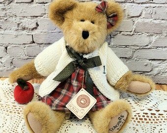 Miss MacIntosh 912652 Boyd's Bears 12" Teacher appreciation vintage teddy