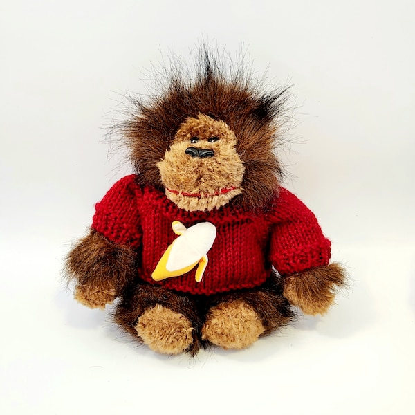 Orangutan plush by Gibson Greetings vintage monkey stuffed animal 1996