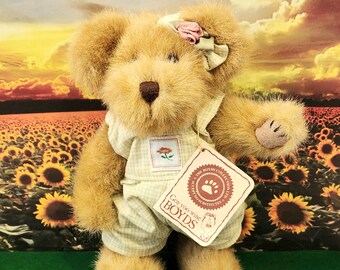 Leiselle Bloomengrows 915502 Boyd's Bears vintage plush teddy