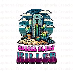 Plant killer PNG, plant lover, spring plants, spring png, plants png, gifts for friend plant killer png