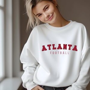 Atlanta Football Sweatshirt, Falcons Crewneck, Atlanta Game Day Pullover