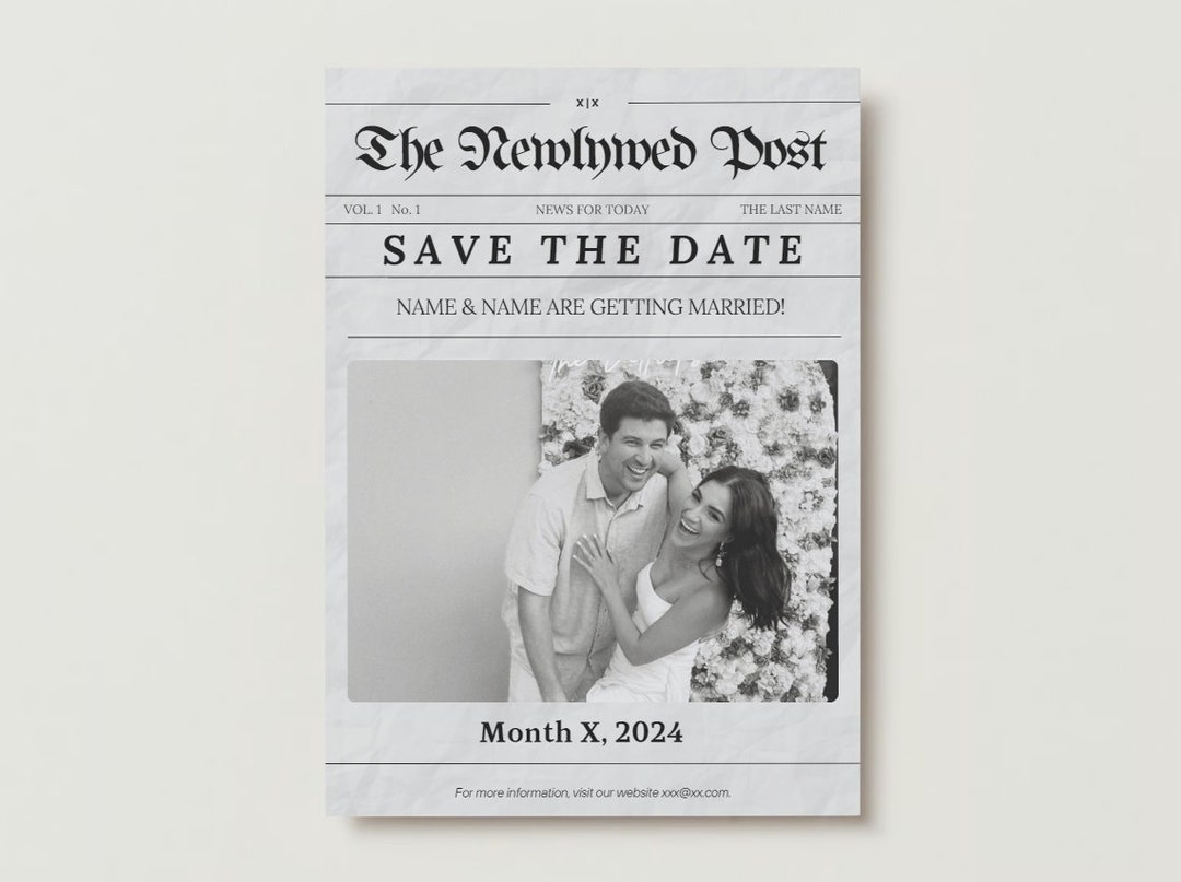 Save the Date Digital Template Etsy Save the Date Digital Template Etsy