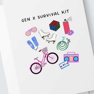 GenX Survival Kit Greeting Card
