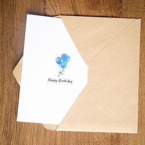 Birthday Blues Greeting Card