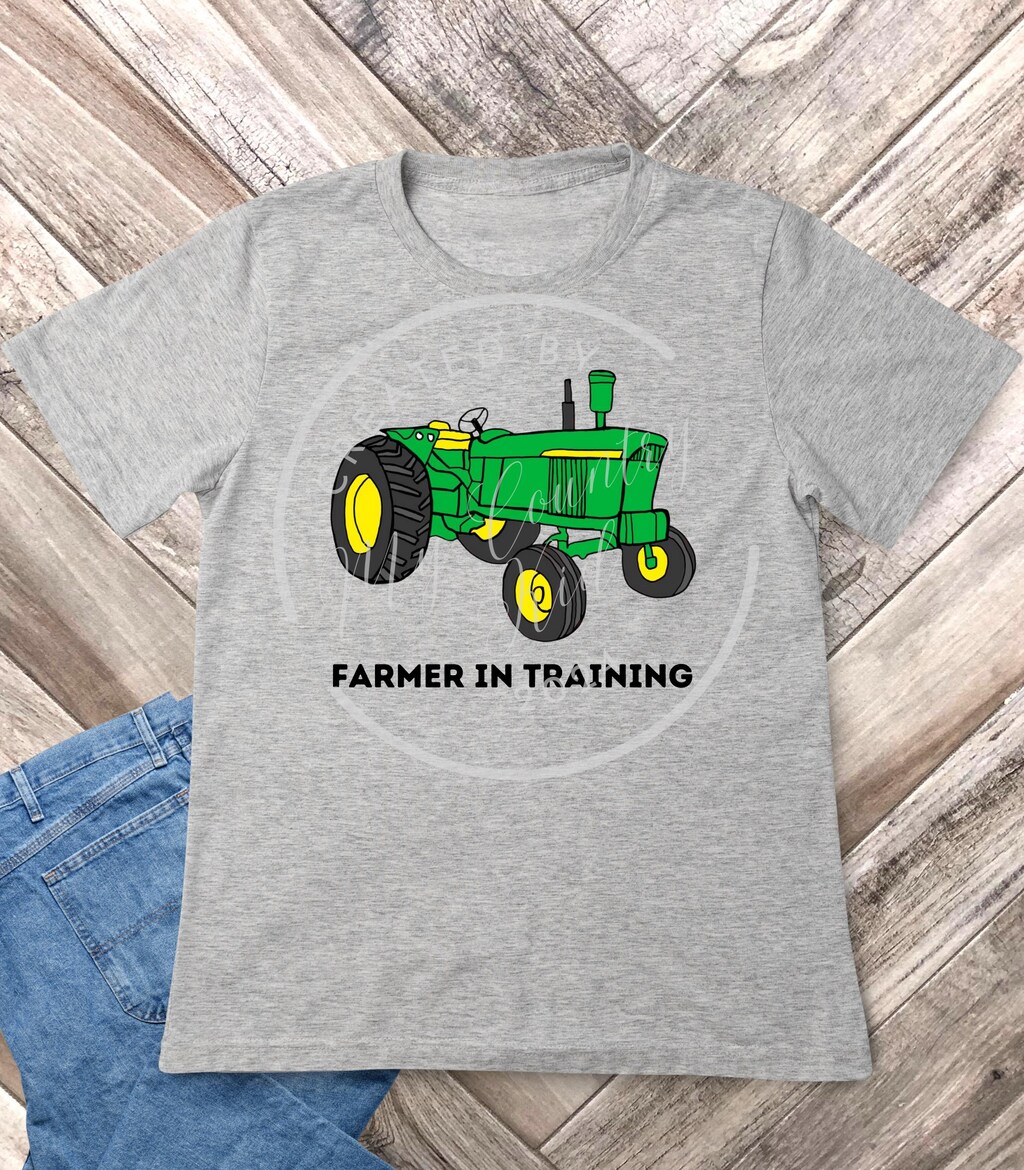 John Deere – Maglietta Per Bambino Con Grafica – Cotone Morbido – Maniche Corte – Vestibilità Comoda
