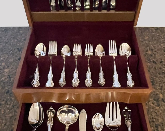 Stunning Vintage Silver Flatware & Chest by Heritage Silversmiths Etsy