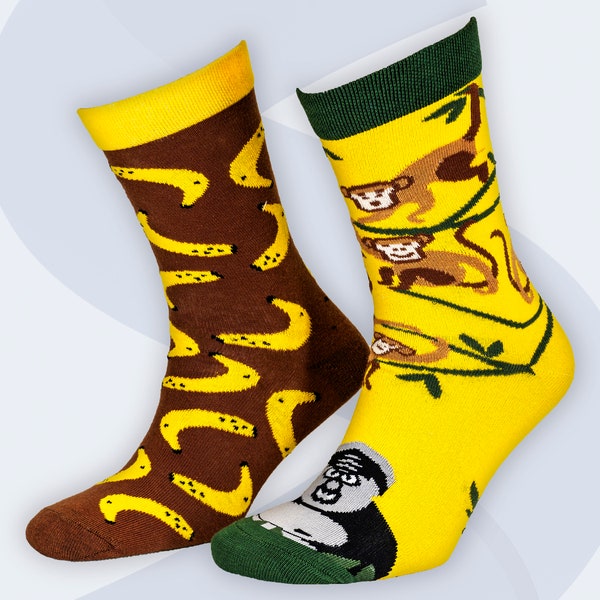 affen socke socke | monkeys dream | duftende coole lustige mismatched Socken mit bunten Motiven zum Verschenken |