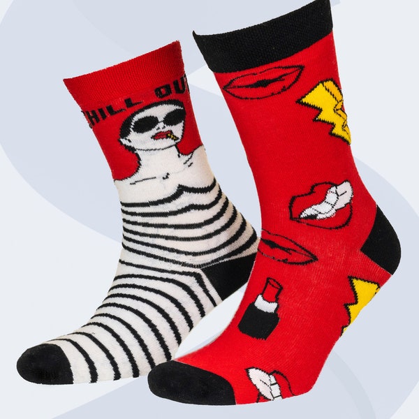 Chaussette Chill Out | Des chaussettes parfumées, cool et rigolotes aux motifs colorés à offrir en cadeau