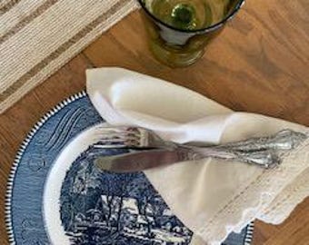 Currier e Ives "The Old Grist Mill" di Royal China Set di 8