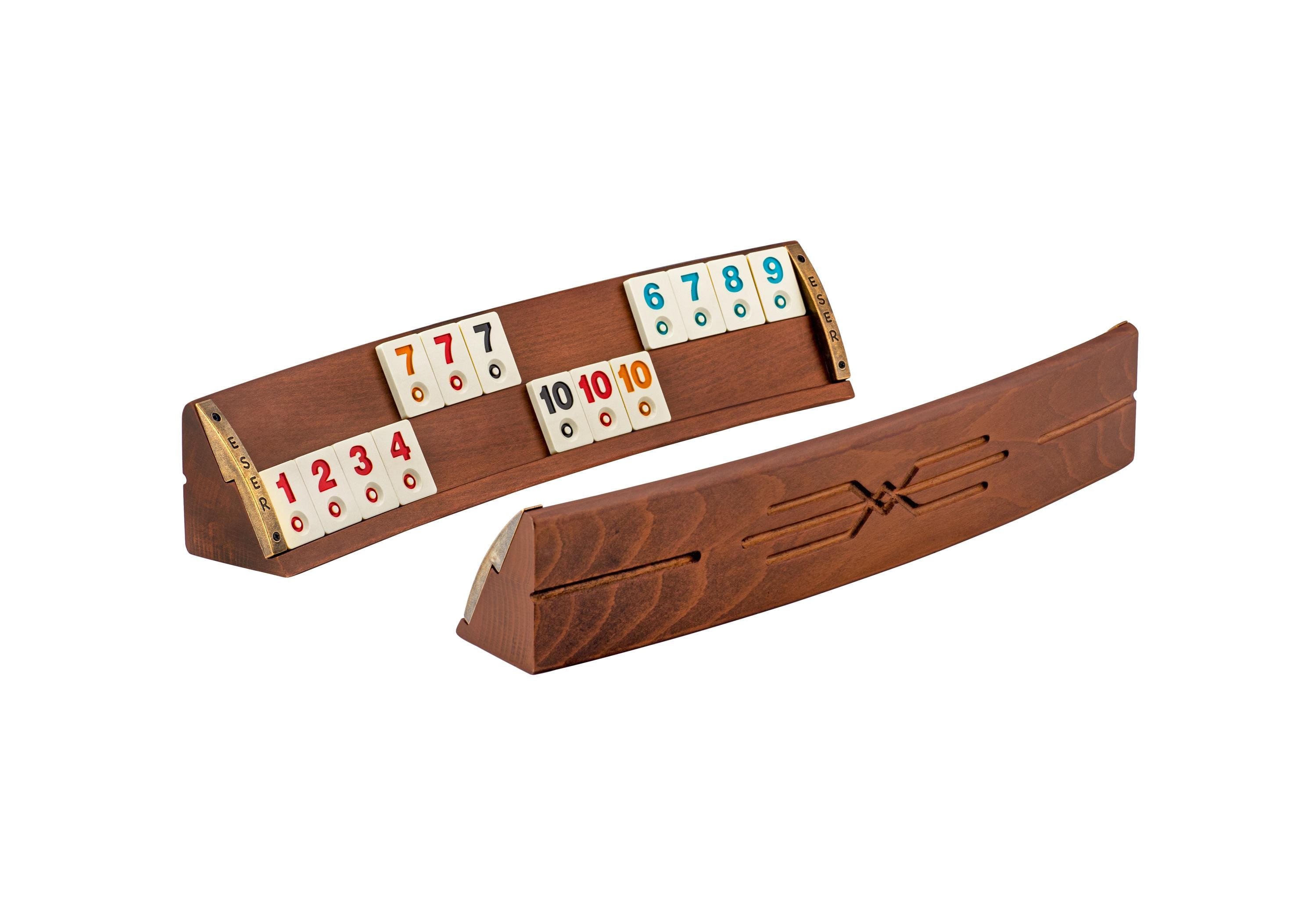 Personalized Wooden Rummy Cube Set for 6 Players-handmade Elliptic ...