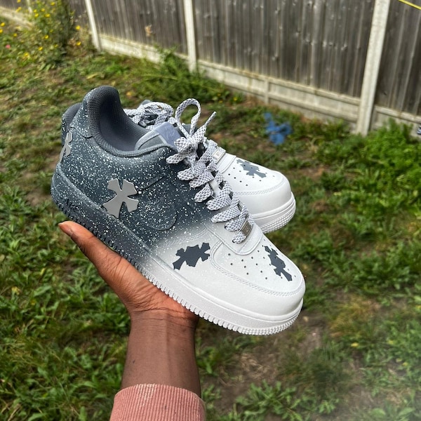 custom air force 1 hearts