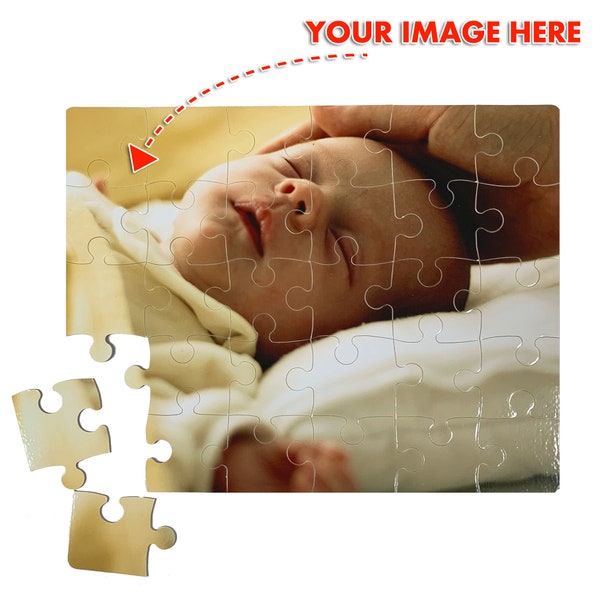 Customized 30 Piece 7.5" x 9.5"  Jigsaw Puzzle | Add Your Image | Personalized Jigsaw | Custom Printed Jigsaw