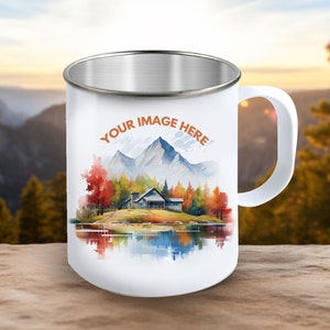 Angepasste Lagertasse aus Edelstahl | Fügen Sie Ihr Bild hinzu | Personalisierte Camp Tasse | Personalisierte Lager-Tasse