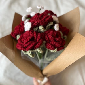 Bouquet Crocheted Roses