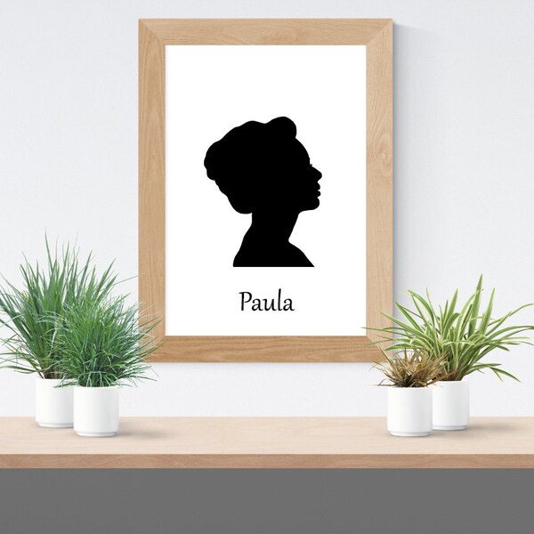 Portrait Silhouette - Etsy