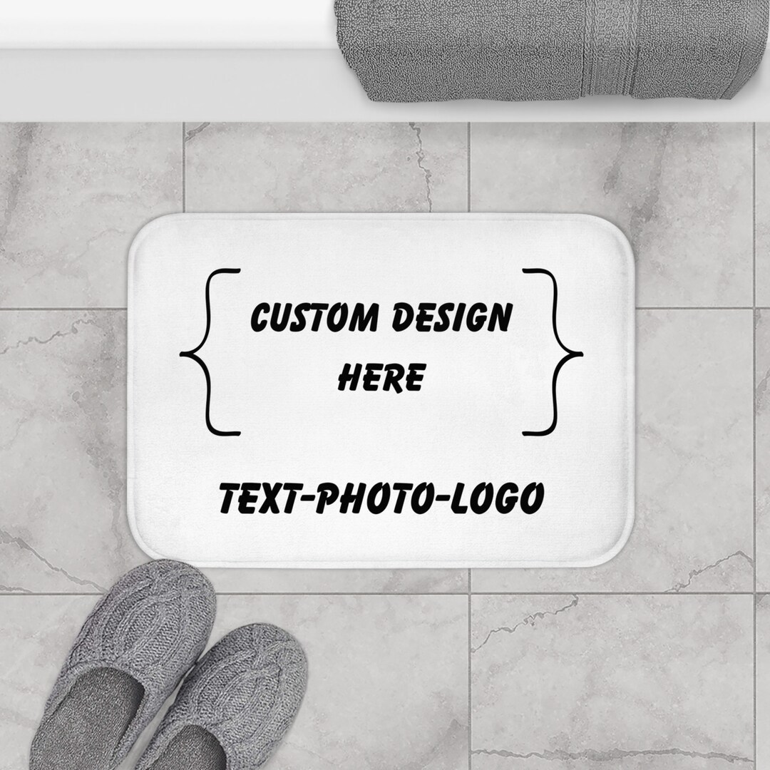 Custom Size Bath Mat Madetoorder Custom Size Bath Mat Etsy