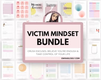Overcoming Victim Mentality, How to Overcome Self Sabotaging Worksheets, Low Self Esteem Treatment, How to Stop Negative Self Talk